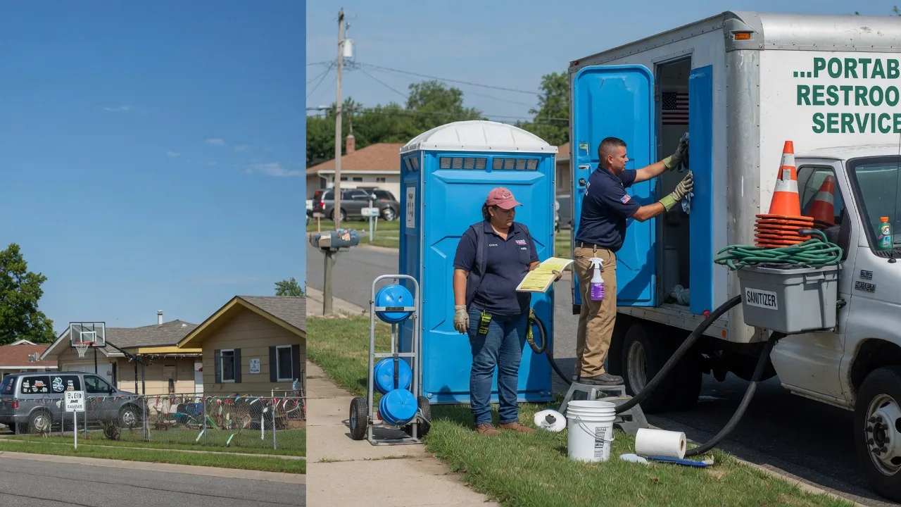 Portable Toilet Rental in Auburn, IL near me